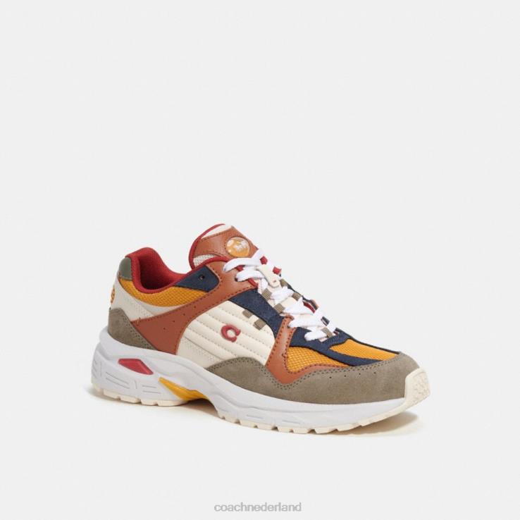 Coach vrouwen c301 sneaker groen/boterbloem 02264404
