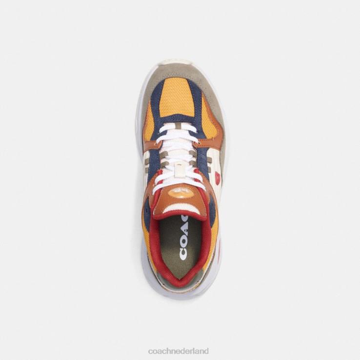 Coach vrouwen c301 sneaker groen/boterbloem 02264404