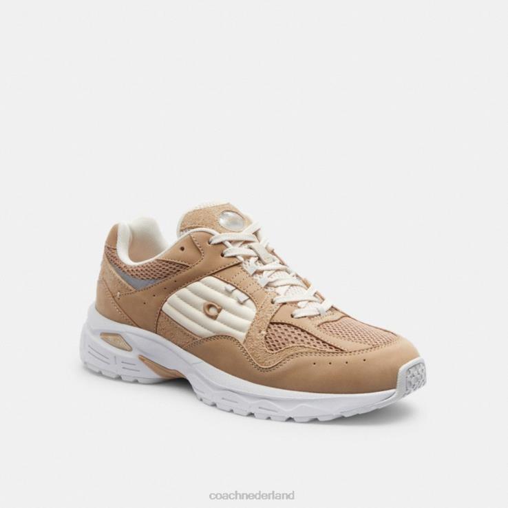 Coach vrouwen c301 sneaker taupe 02264401