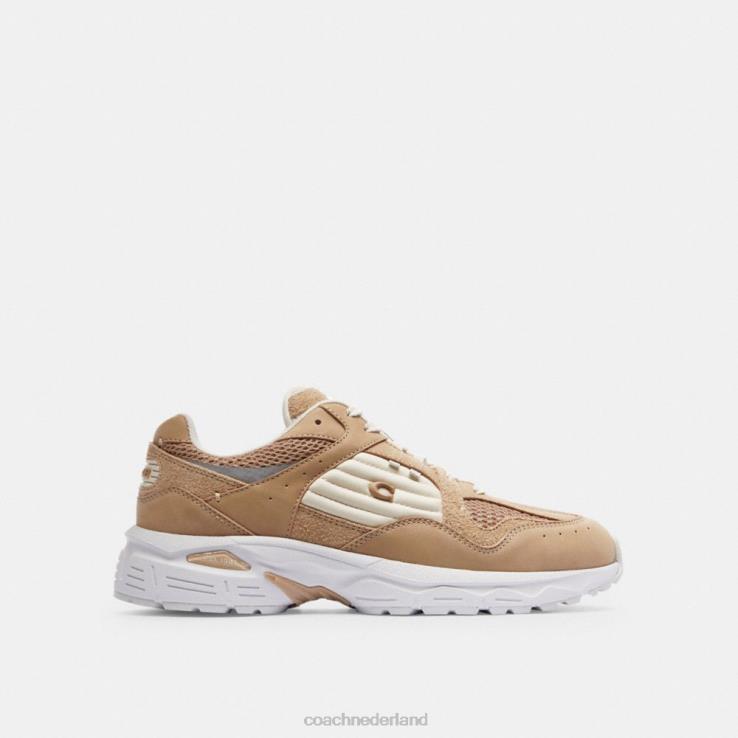 Coach vrouwen c301 sneaker taupe 02264401